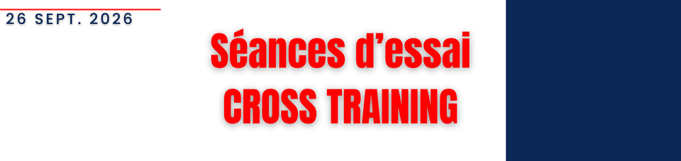 BANNIERE CROSS TRAINING